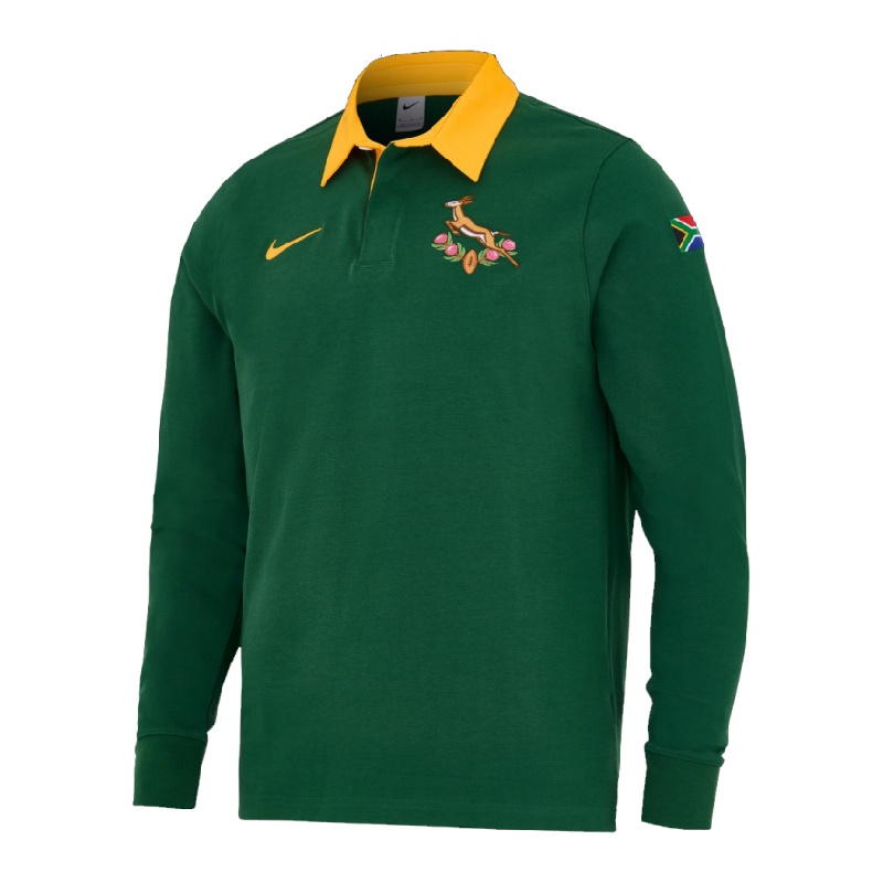 South Africa Springboks 2025 Long Sleeve Home Classic Jersey