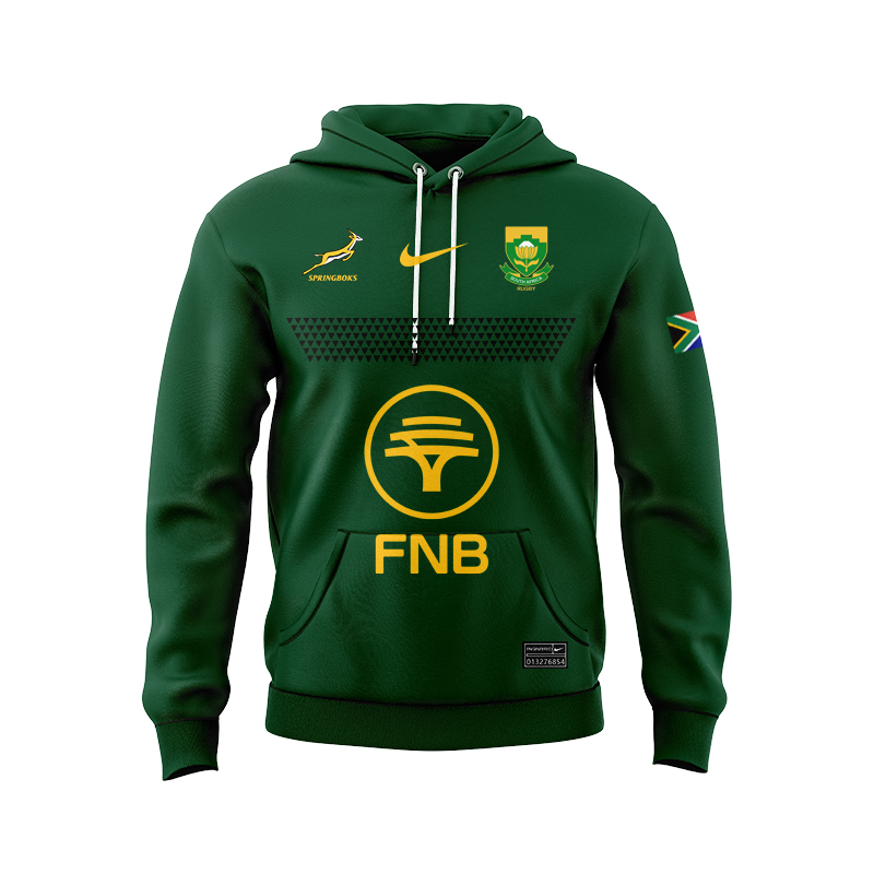 South Africa Springboks 2025 Match Home Sport Hoodie