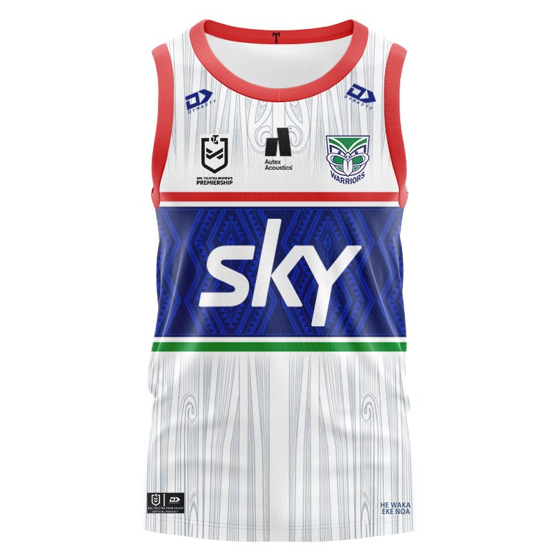 NRL New Zealand Warriors 2025 Dynasty NRLW Away Singlet
