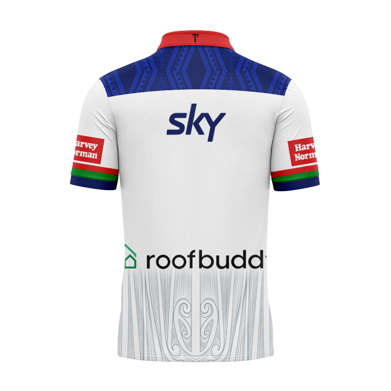 NRL New Zealand Warriors 2025 Dynasty NRLW Away Polo Shirt