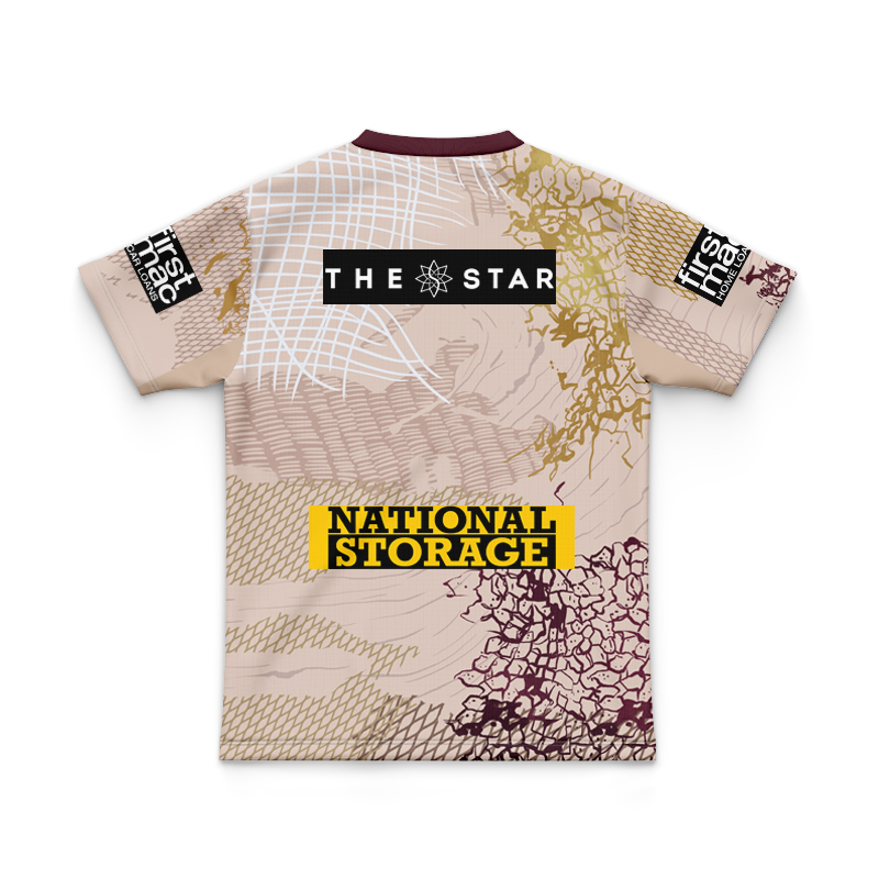 Kid's NRL Brisbane Broncos 2025 Indigenous Jersey