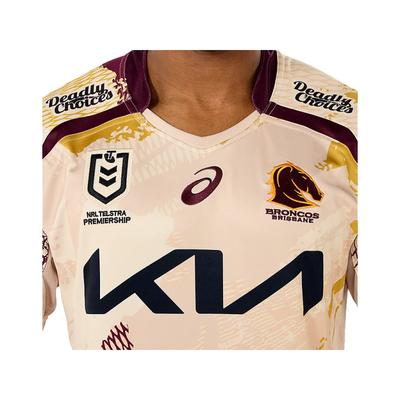 NRL Brisbane Broncos 2025 Indigenous Jersey