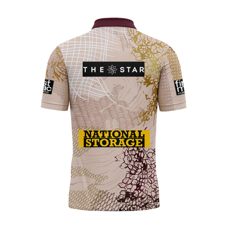 NRL Brisbane Broncos 2025 Indigenous Polo Shirt