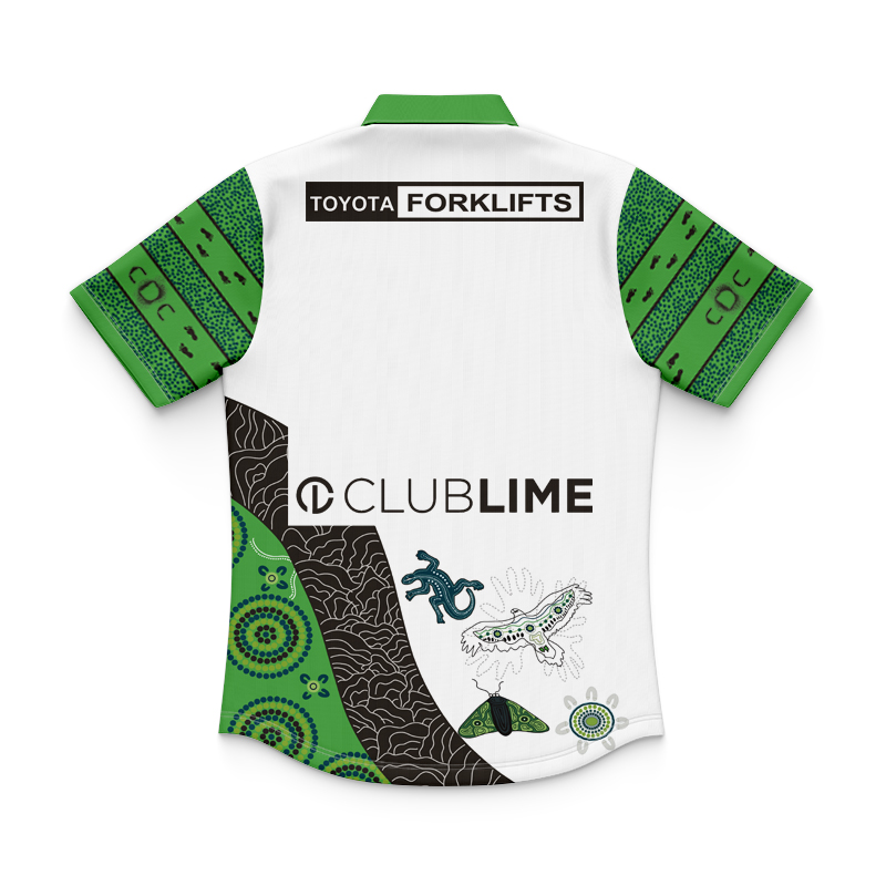 Kid's NRL Canberra Raiders 2025 Indigenous Polo Jersey