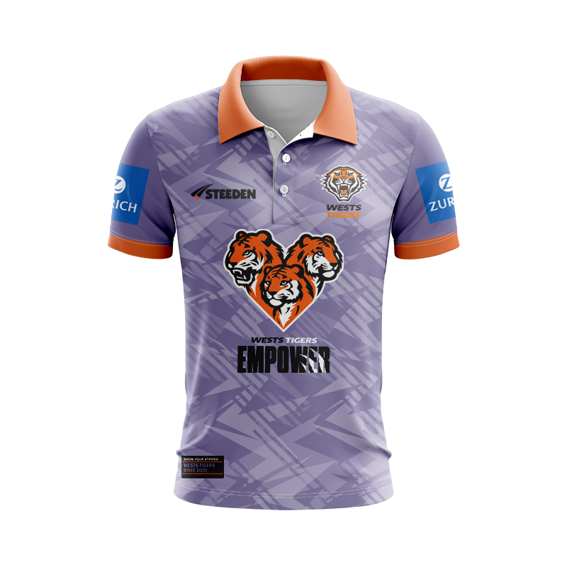 NRL Wests Tigers 2025 Coaches Polo Shirt