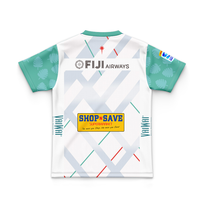 Kid's Fijian Drua Super Rugby 2025 Away Jersey