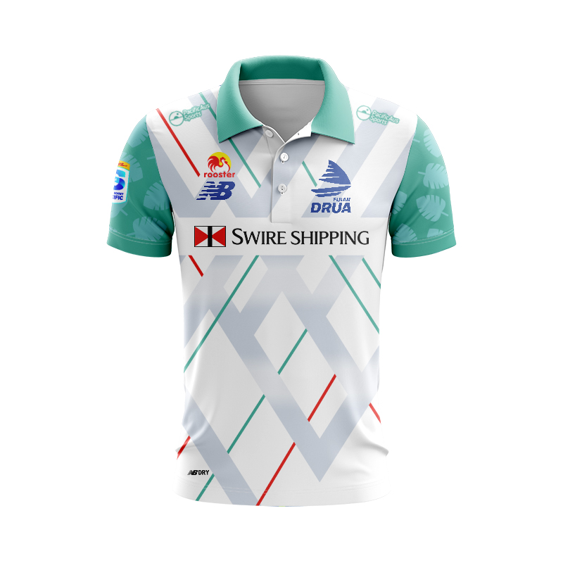 Fijian Drua Super Rugby 2025 Away Polo Shirt