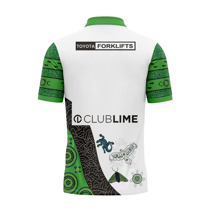 NRL Canberra Raiders 2025 Indigenous Polo Shirt
