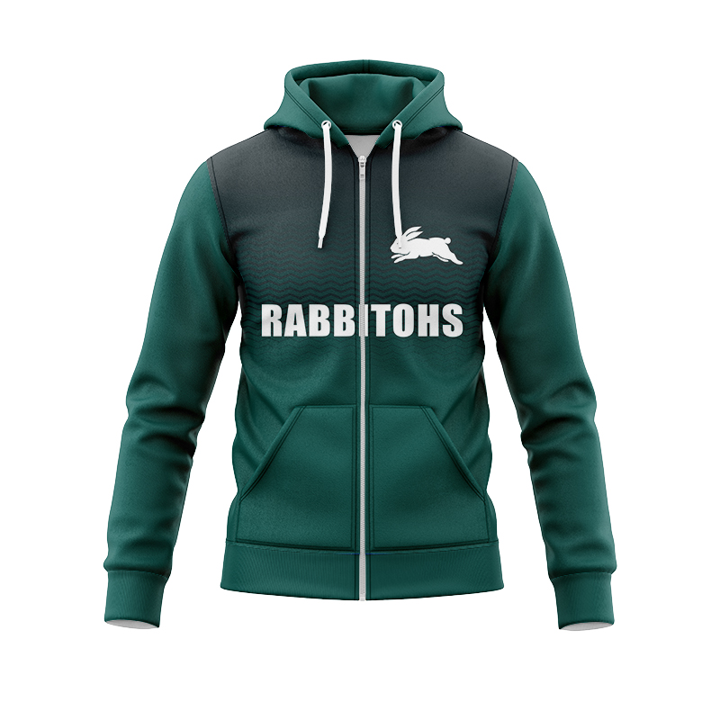 NRL South Sydney Rabbitohs 2025 Training Zipper Hoodie