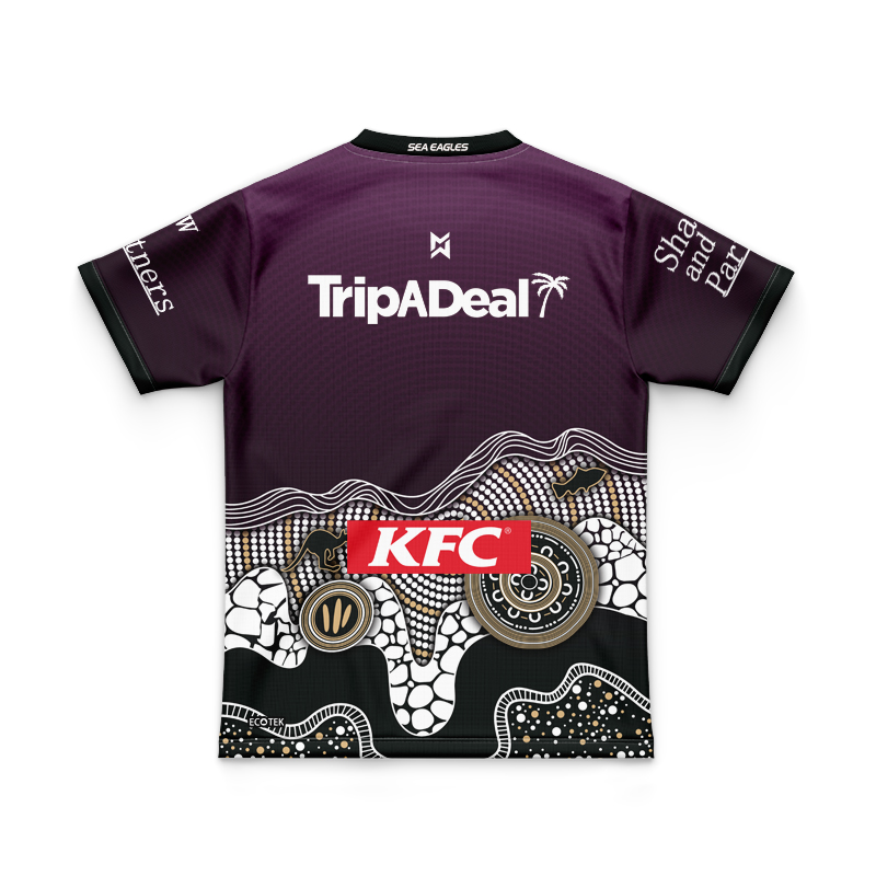 Kid's NRL Manly Warringah Sea Eagles 2025 Indigenous Jersey