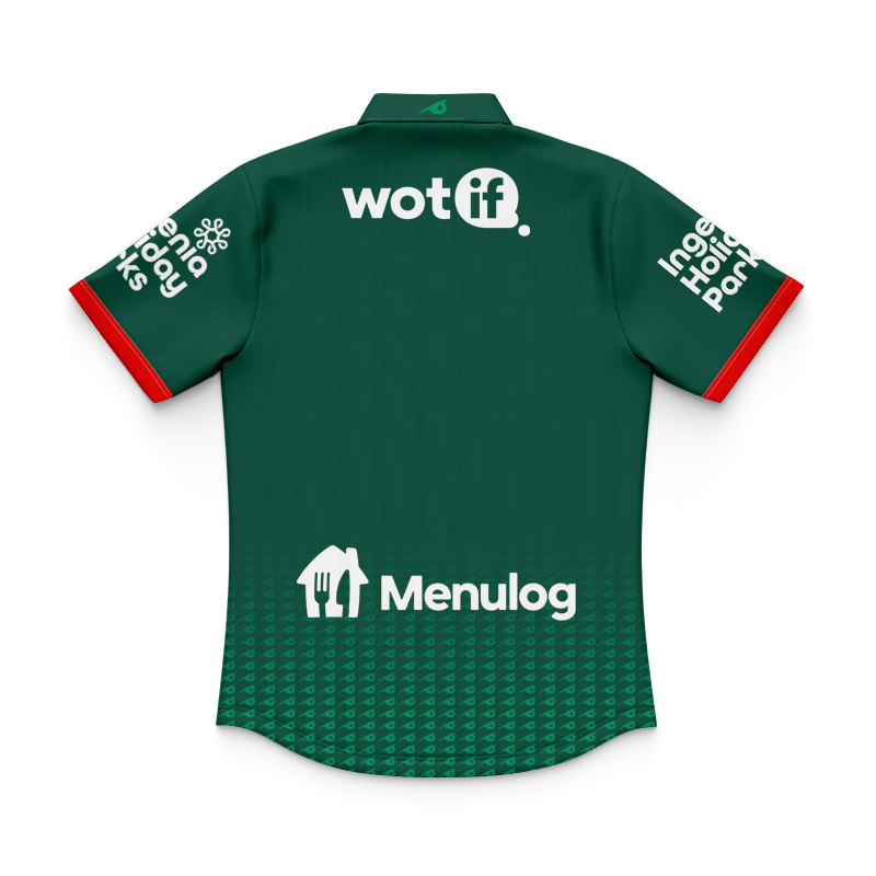 Kid's NRL South Sydney Rabbitohs 2025 Green Pro Training Polo Jersey