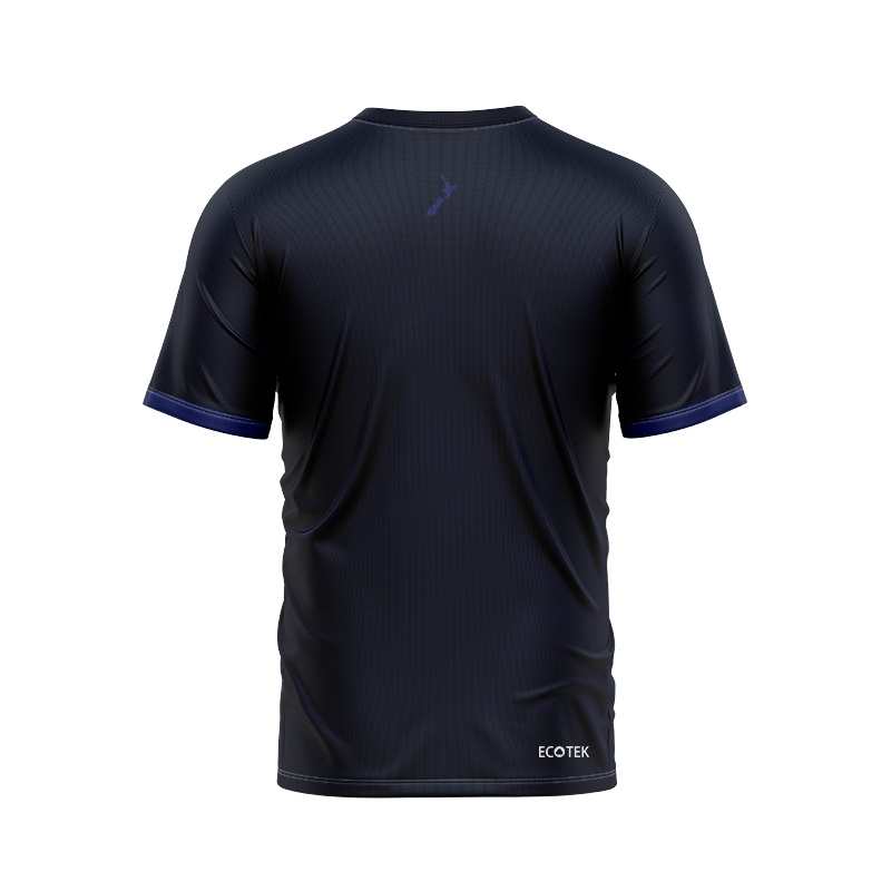 NRL New Zealand Warriors 2025 Black Sand Media Jersey