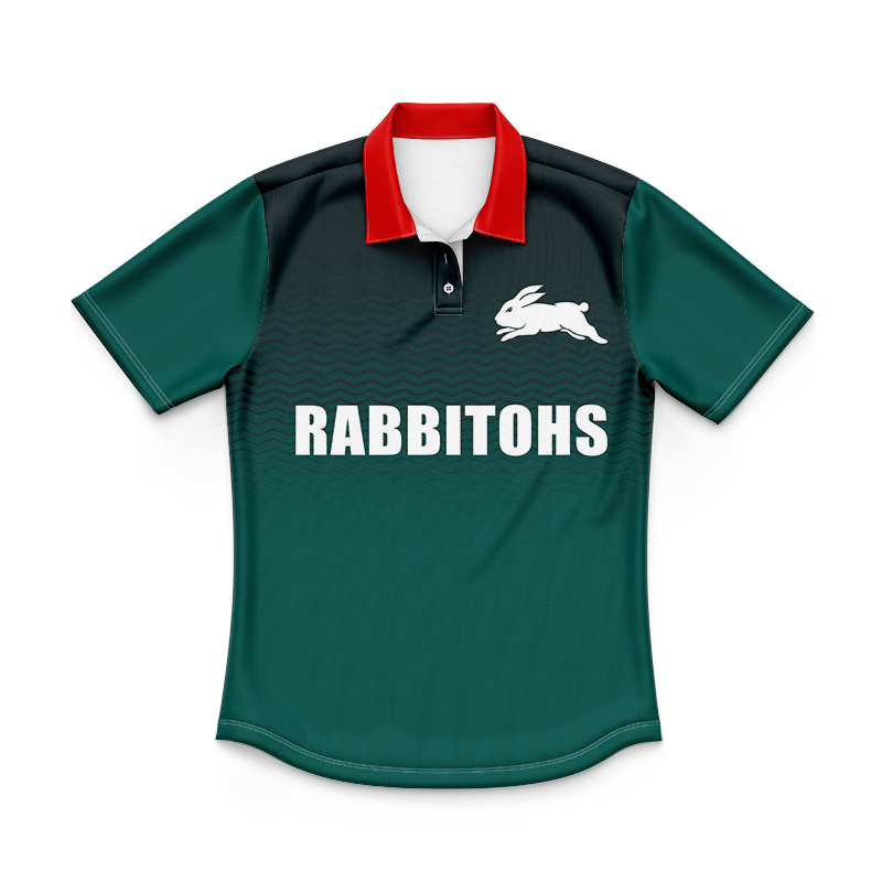 Kid's NRL South Sydney Rabbitohs 2025 Training Polo Jersey