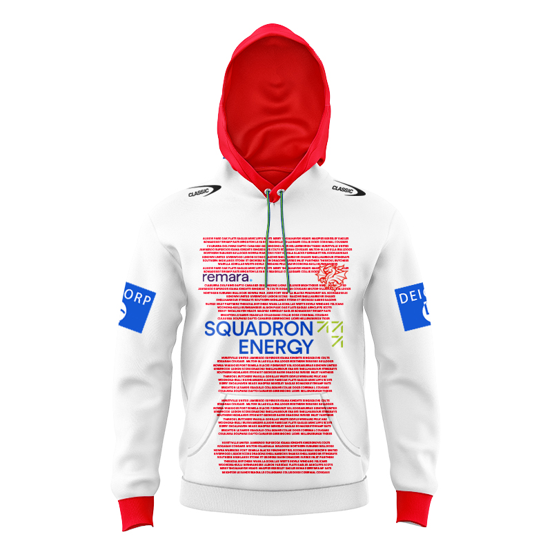 Kid's NRL St George Illawarra Dragons 2025 Captain's Run Hoodie