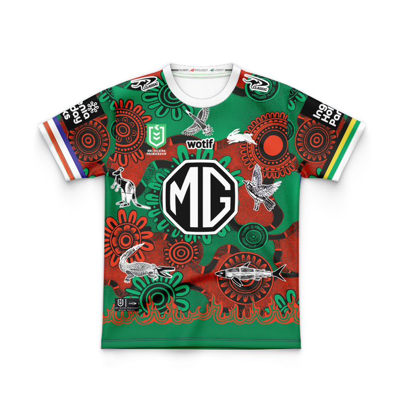 Kid's NRL South Sydney Rabbitohs 2025 Indigenous Jersey