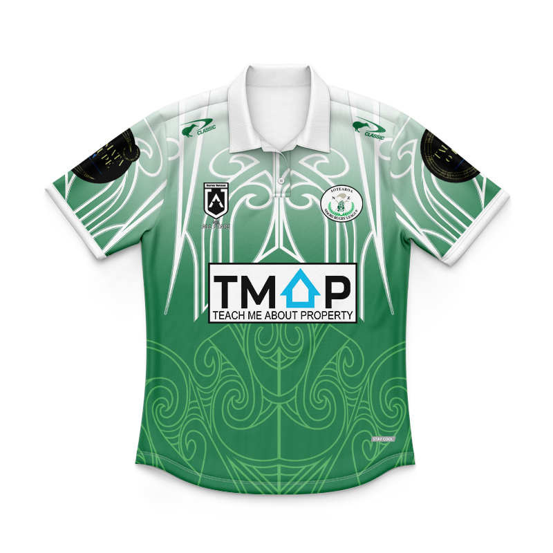 Kid's Maori All Stars 2025 Home Training Polo Jersey
