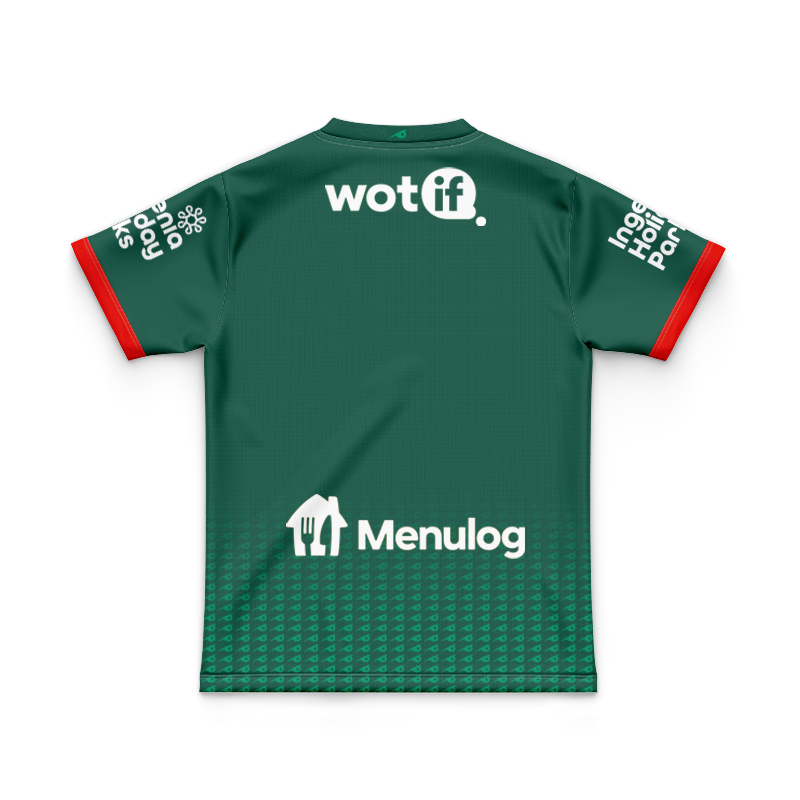 Kid's NRL South Sydney Rabbitohs 2025 Green Pro Training Jersey