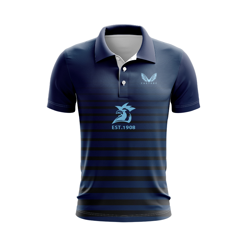 NRL Sydney Roosters 2025 Castore Warm Up Polo Shirt