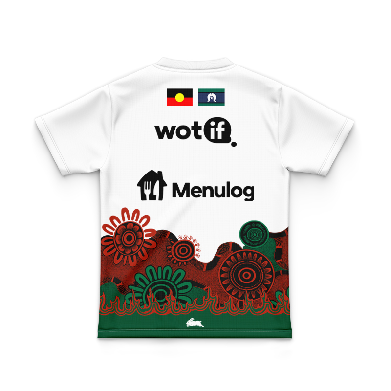 Kid's NRL South Sydney Rabbitohs 2025 Indigenous Pro Training Jersey