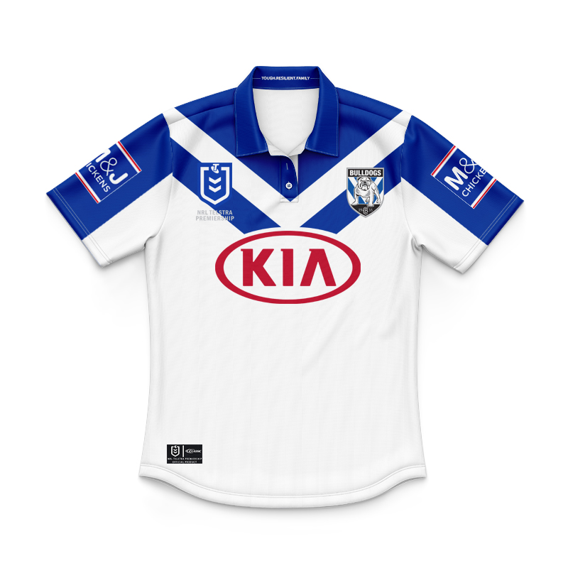Kid's NRL Canterbury-Bankstown Bulldogs 2019 Home Polo Jersey