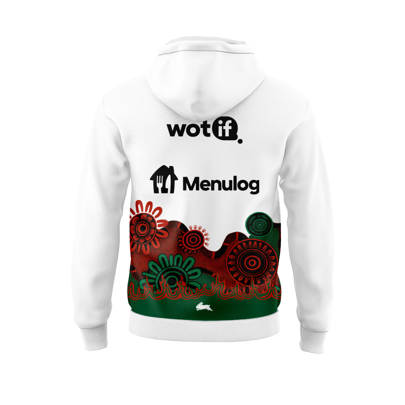 NRL South Sydney Rabbitohs 2025 Indigenous Pro Training Sport Hoodie