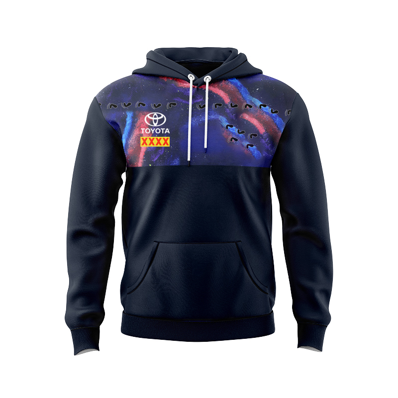 NRL North Queensland Cowboys 2025 Indigenous Black Sport Hoodie