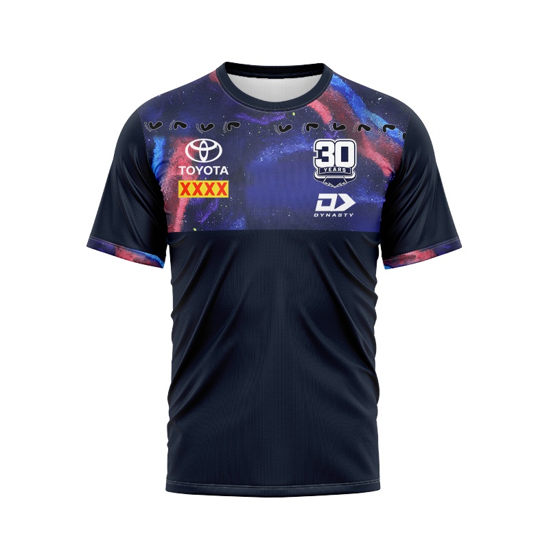 NRL North Queensland Cowboys 2025 Indigenous Black Jersey