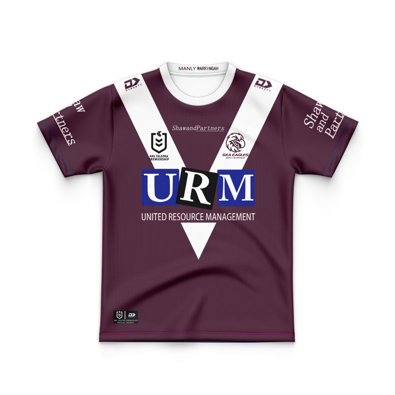 Kid's NRL Manly Warringah Sea Eagles 2025 Heritage Jersey