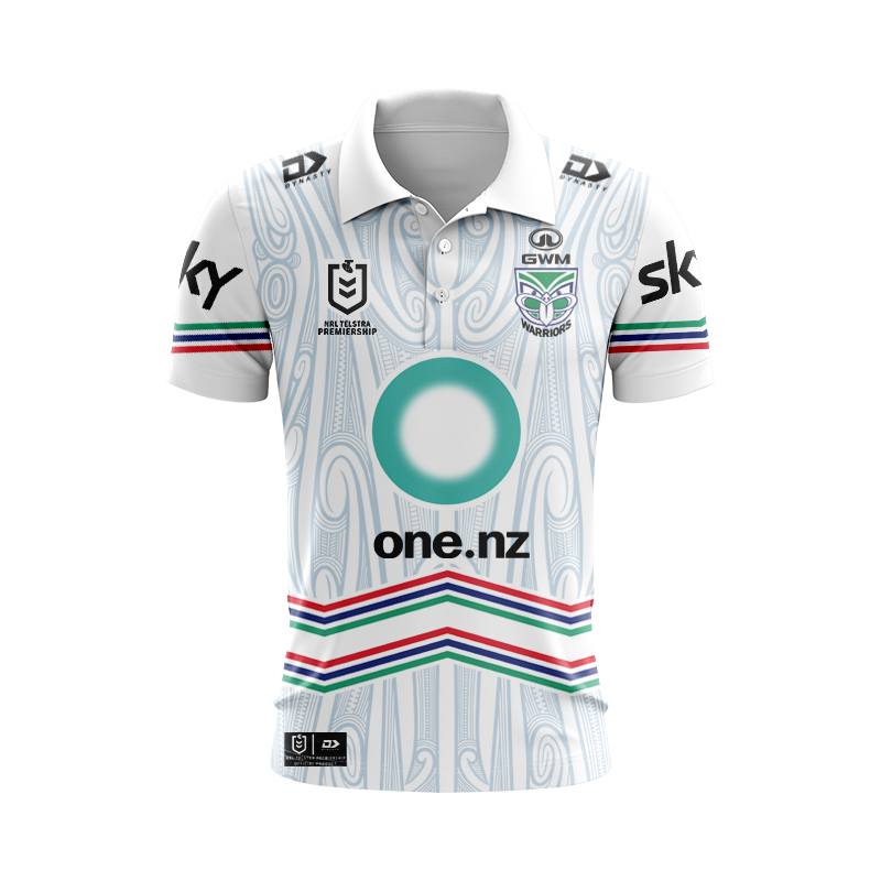 NRL New Zealand Warriors 2025 Indigenous Polo Jersey
