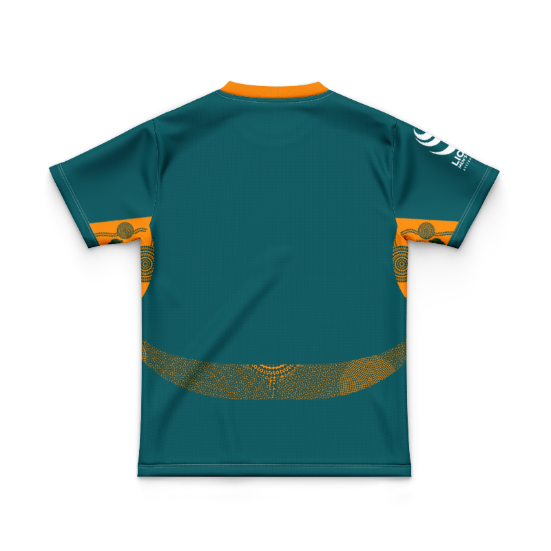 Kid's Australian Wallabies 2025 Lions Tour Warm Up Jersey