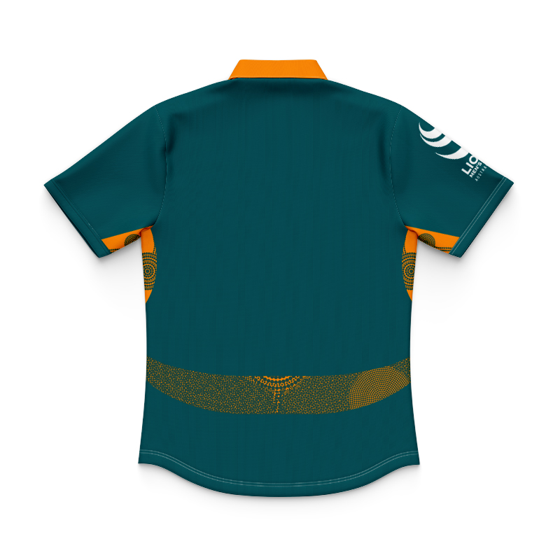 Kid's Australian Wallabies 2025 Lions Tour Warm Up Polo Jersey