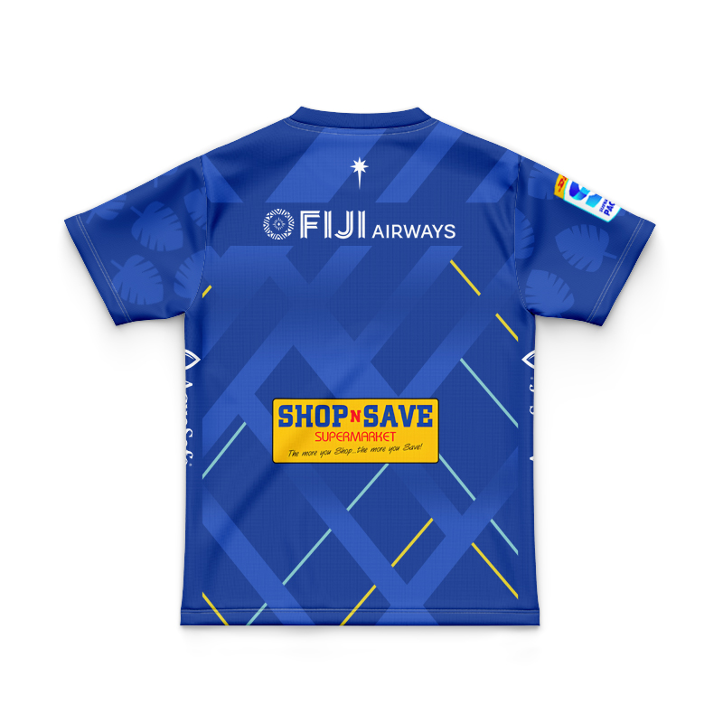 Kid's Fijian Drua Super Rugby 2025 Home Jersey