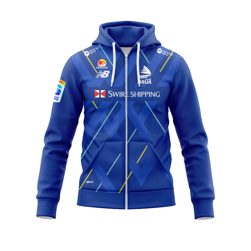 Fijian Drua Super Rugby 2025 Home Zipper Hoodie