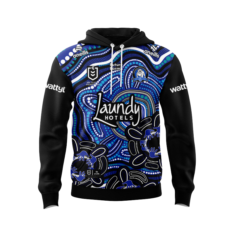 NRL Canterbury-Bankstown Bulldogs 2025 Indigenous Sport Hoodie