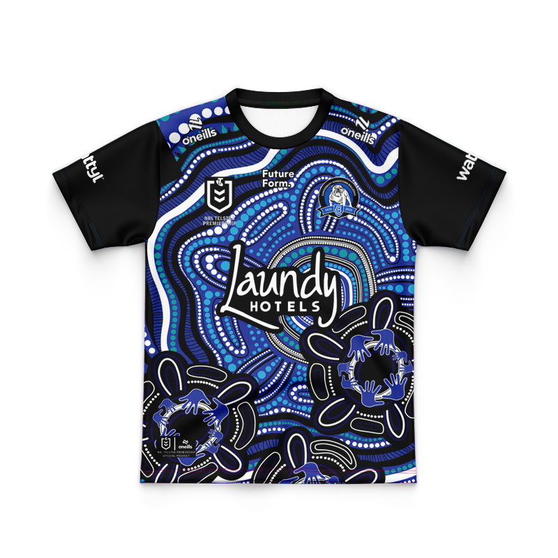 Kid's NRL Canterbury-Bankstown Bulldogs 2025 Indigenous Jersey