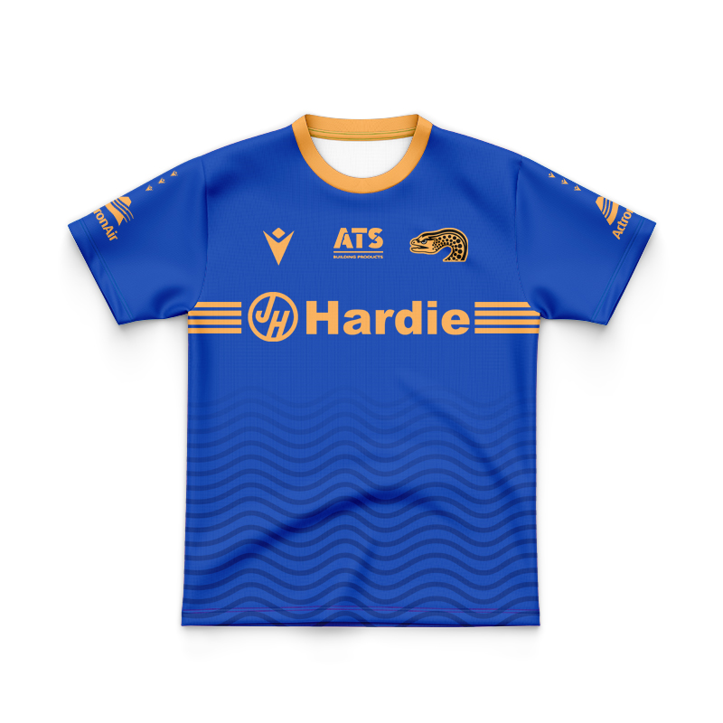 Kid's NRL Parramatta Eels 2025 Rugby Run Out Jersey