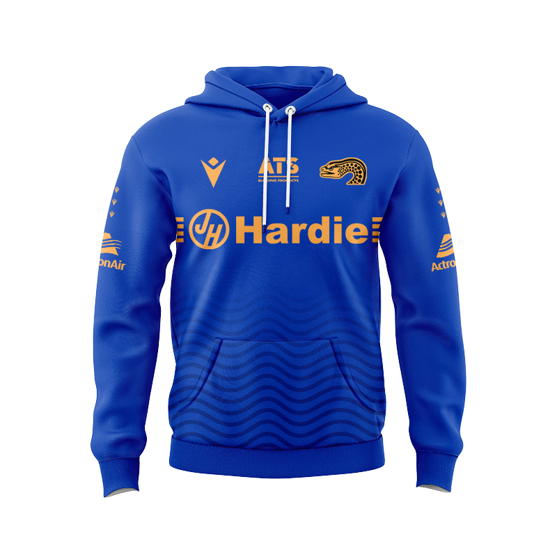 NRL Parramatta Eels 2025 Rugby Run Out Sport Hoodie