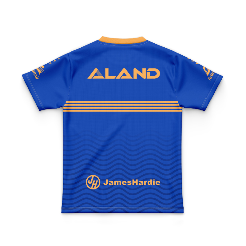 Kid's NRL Parramatta Eels 2025 Rugby Run Out Jersey