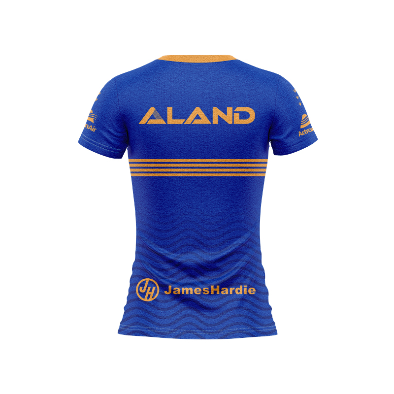 Women's NRL Parramatta Eels 2025 Rugby Run Out Jersey