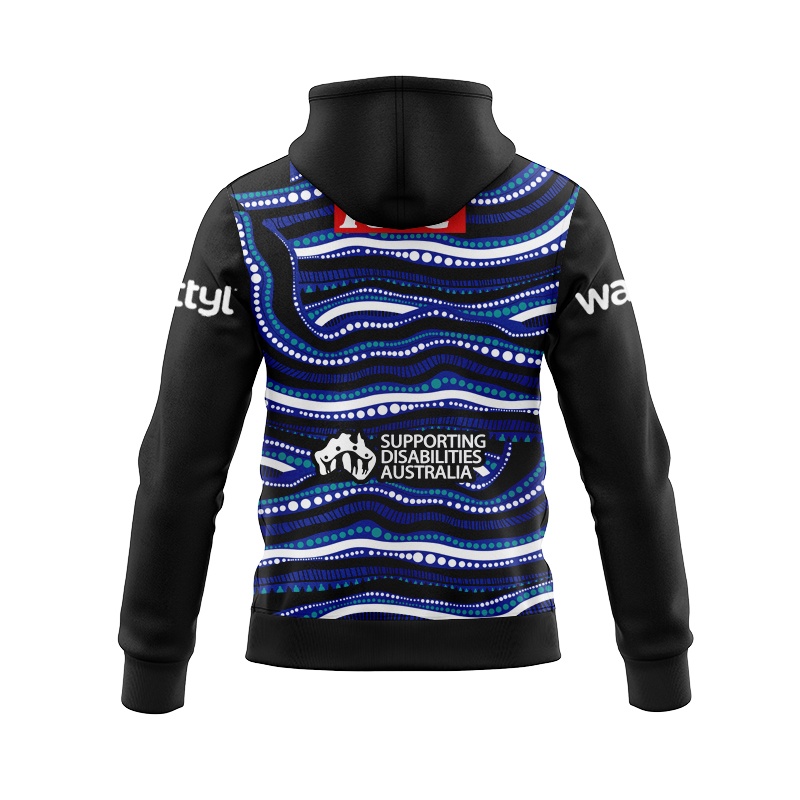NRL Canterbury-Bankstown Bulldogs 2025 Indigenous Training Zipper Hoodie