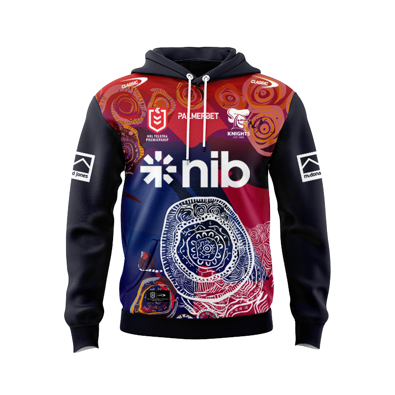 NRL Newcastle Knights 2025 Indigenous Sport Hoodie