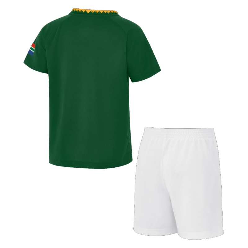 Kid's South Africa Springboks 2025 Stadium Home Jersey+Shorts