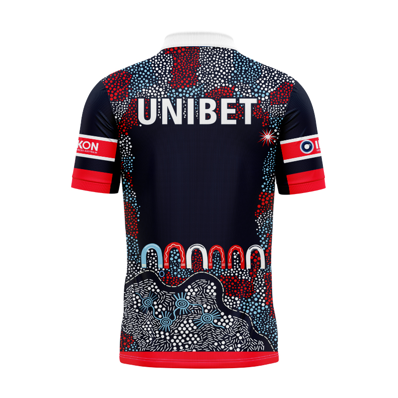 NRL Sydney Roosters 2025 Indigenous Polo Shirt