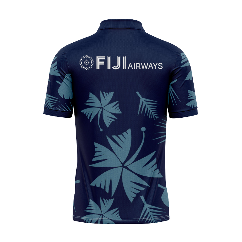 Fijian Drua Super Rugby 2024 Coaches Training Polo Shirt