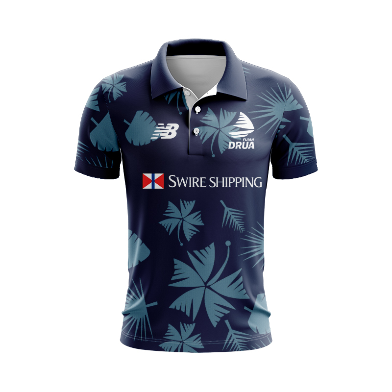 Fijian Drua Super Rugby 2024 Coaches Training Polo Shirt