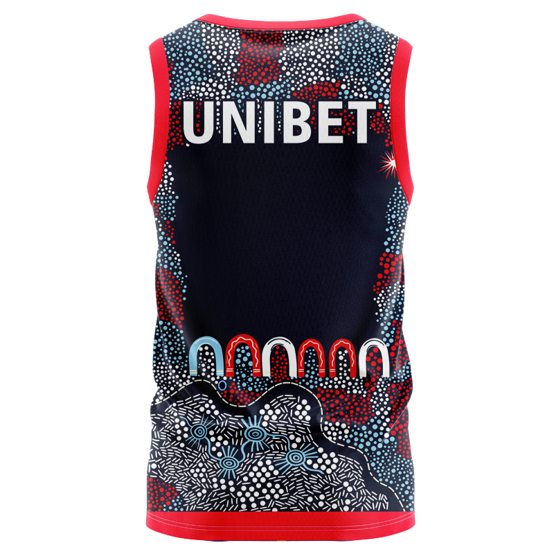 NRL Sydney Roosters 2025 Indigenous Singlet