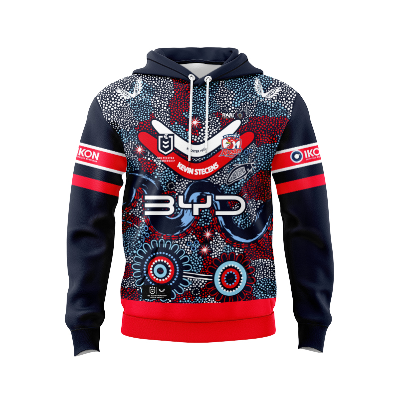 NRL Sydney Roosters 2025 Indigenous Sport Hoodie
