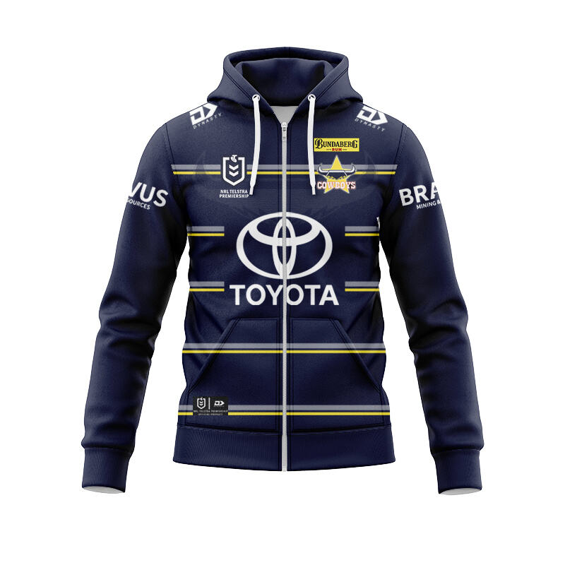 NRL North Queensland Cowboys 2021 Anzac Zipper Hoodie