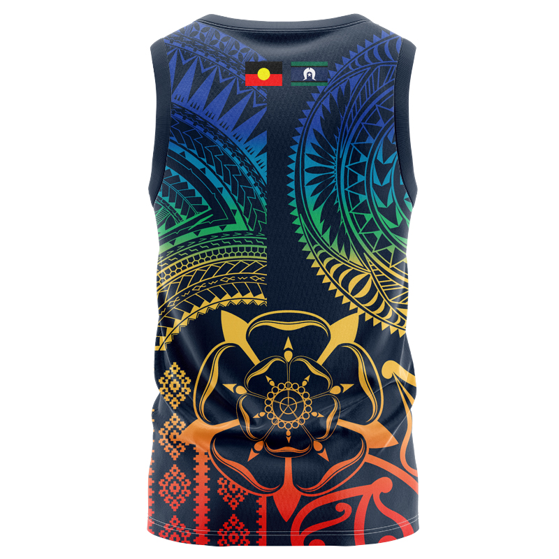 NRL Canberra Raiders 2024 Multicultural Run Out Singlet