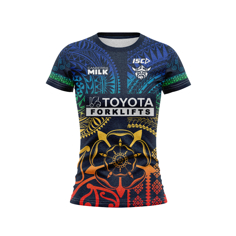 Women's NRL Canberra Raiders 2024 Multicultural Run Out Jersey